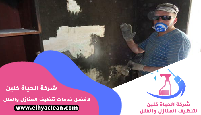 تنظيف الحائط من الحريق